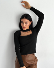 Load image into Gallery viewer, Black Ribbed Top - thestyleloftlb