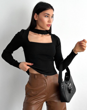 Load image into Gallery viewer, Black Ribbed Top - thestyleloftlb